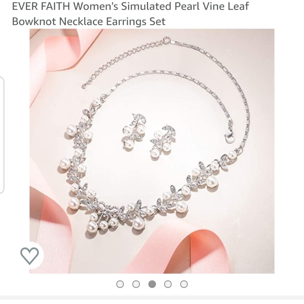 Necklace and earrings